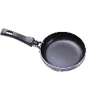 Frying Pan Mini Thick Non-stick Flat Pan Stainless Steel Pancake Fryer Kitchen Cookware (Estimated Weight: 0.3kg)