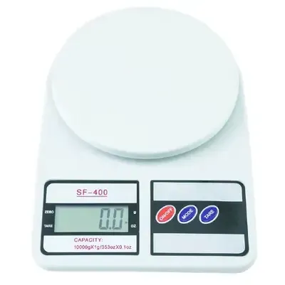  Best Imported Digital Food Kitchen Scale Sf-400 With Lcd Display | Grams And Ounces For Weight Loss, Baking, Cooking, Keto And Meal Prep, Medium, Stainless Steel Weight Machine For Vegetable Measure about 10kg weight