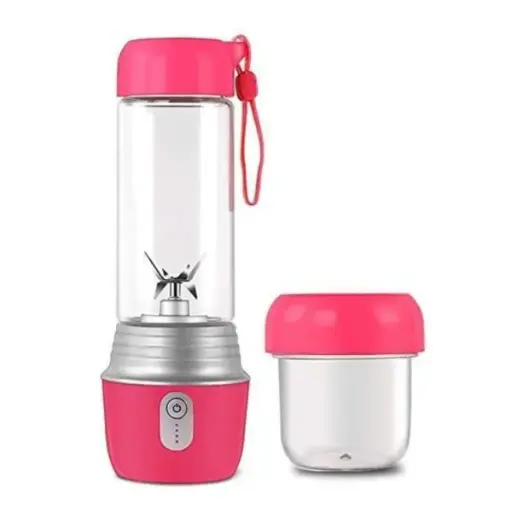 Imported Rechargeable Portable 420ml Blender With 6 Blades – Portable Blender With Usb Charger – Rechargeable Portable Blender For Shakes & Juices – 420ml Personal Smoothie Maker